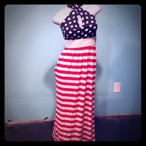 Patriotic Maxi Dress